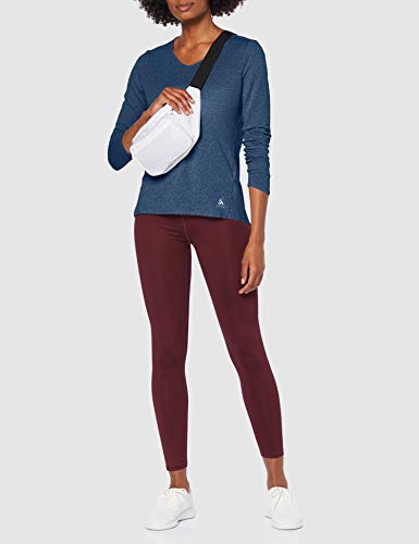 Odlo Lou - Camisa para Mujer, Mujer, 35070120613M, Blue Wing Teal Mélange, Medium