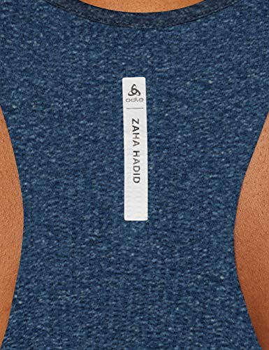 Odlo Lou - Camiseta de Tirantes para Mujer, Lou, Mujer, Color Blue Wing Teal Mélange, tamaño XS