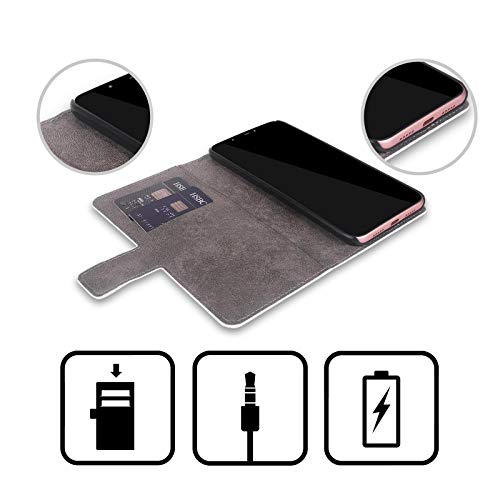 Oficial HBO Game of Thrones Seis Cabezas Caras Carcasa de Cuero Tipo Libro Compatible con Xiaomi Mi 9 Lite