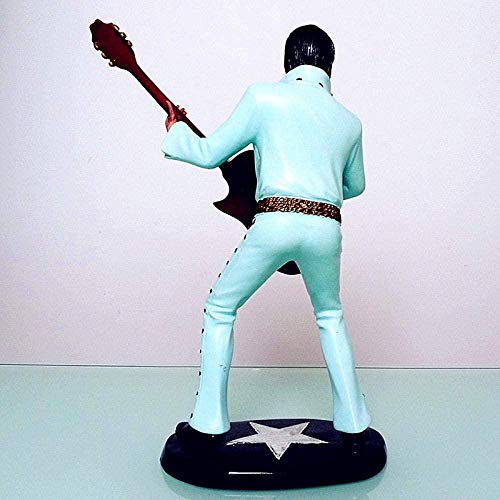 OFJM Estatuas para jardín Figuras Musicales Famosas artesanías de Resina Ventana decoración de Sala de Estar músico Recuerdos