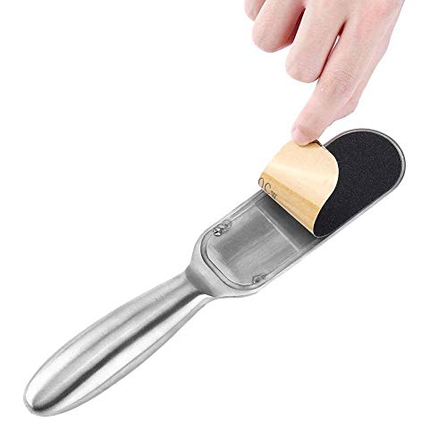 OFNMY Kit de 11pcs Pie Escofina Doble Cara - Pie de Pedicura File Remover Callos para la Piel Muerta Profesional