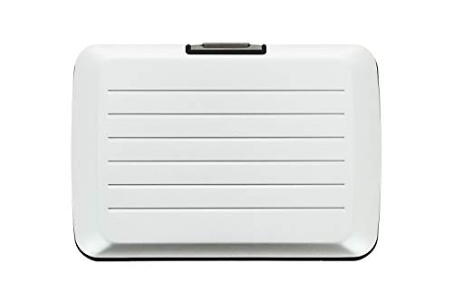 Ögon Smart Wallets - Stockholm V2 Cartera Tarjetero - Protección RFID: Protege Tus Tarjetas de Robar - hasta 10 Tarjetas + Recetas + Notas - Aluminio anodizado (Silver)