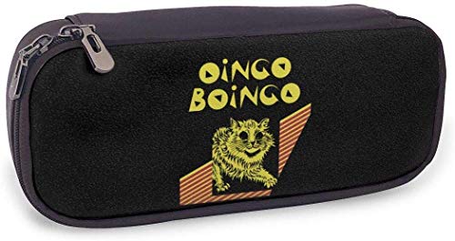 Oingo Boingo Cat Estuche de lápices Bolso de bolígrafo Bolso de maquillaje Bolsa de maquillaje para escuela Oficina Universidad