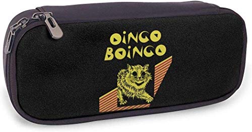 Oingo Boingo Cat Estuche para lápices Estuche para bolígrafos Estuche para lápices Estuche para maquillaje para escuela Oficina Universidad