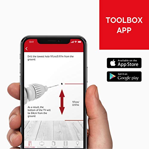 One For All WM2251 - Soporte de pared para TV de 13 a 40”, giratorio 180°, peso máx. 30kg, para todo tipo de TVs (LED, LCD y plasma), negro