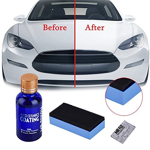 Onewell Kit de revestimiento de cerámica de alto brillo para coche, sellador de pintura para el cuidado exterior del coche, dureza 9H, 30 ml (1 unidad)