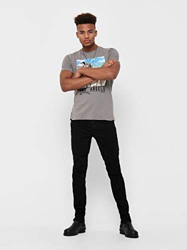 Only & Sons Onsloom Dcc 0448 Noos Vaqueros Slim, Negro (Black Denim Black Denim), W32/L32 para Hombre