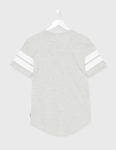 Only & Sons Onsmatty Longy SS tee Camiseta, Melange Gris Claro, S para Hombre