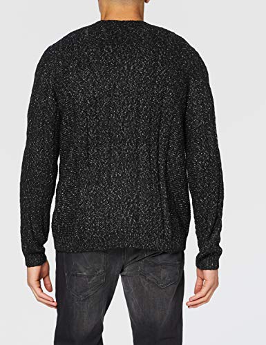 Only & Sons onsPHIL 7 Cable Crew Neck Knit Jersey, Negro (Black Black), S para Hombre