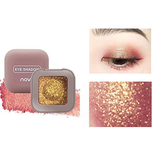 Onlyoily Sombra de ojos brillante- Paleta de maquillaje portátil (07#)