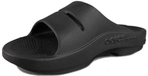 OOFOA|#OOfos Ooahh Slide, Sandalias Atléticas para Mujer, Negro (Black), 40 EU