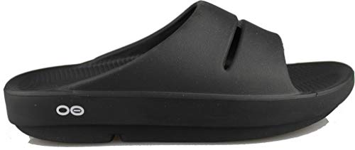 OOFOA|#OOfos Ooahh Slide, Sandalias Atléticas para Mujer, Negro (Black), 40 EU