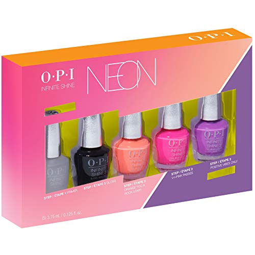 OPI Mini, Gel de Manicura y Pedicura (Mini Kit de VFerano 19 de Neons 5 Piezas) - 1 Unidad