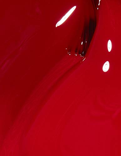 OPI Nail Lacquer - Esmalte Uñas Duración de Hasta 7 Días, Efecto Manicura Profesional, 'Color So Hot It Berns' Rojo - 15 ml