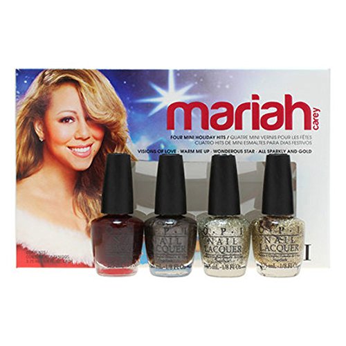 OPI Nail Polish Lacquer - Mariah Carey Holiday Collection 2013 Mini Lacquer 3.75ml set of four.