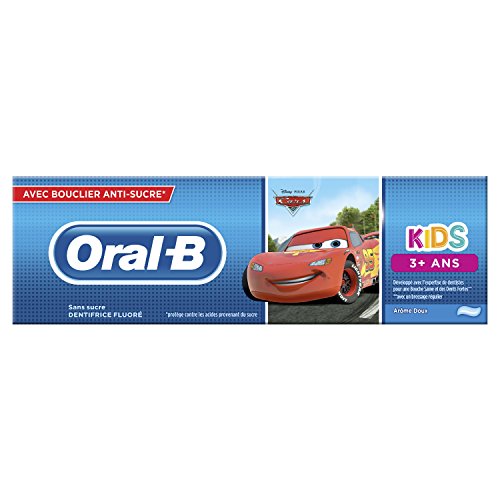 Oral-B Manual Frozen Niño/Coches Las Pastas De Dientes, 3+ Años 75 ml