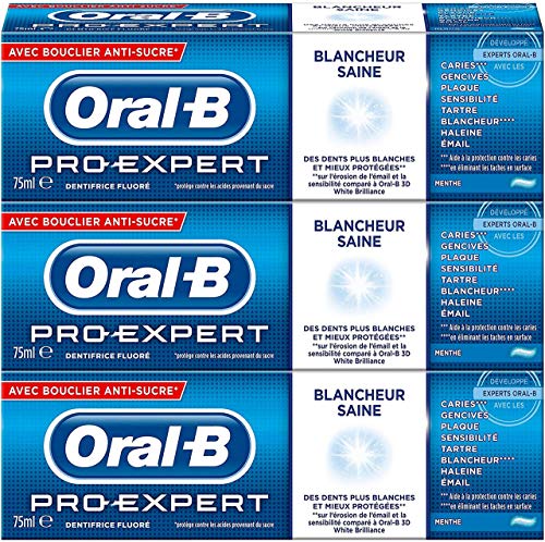 Oral-B Pro Pasta de dientes de Expertos blancura sana 75ml - juego de 3