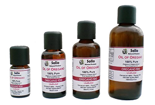 Orégano 100. 100% Puro Aceite Esencial Orégano 30 ml-1oz