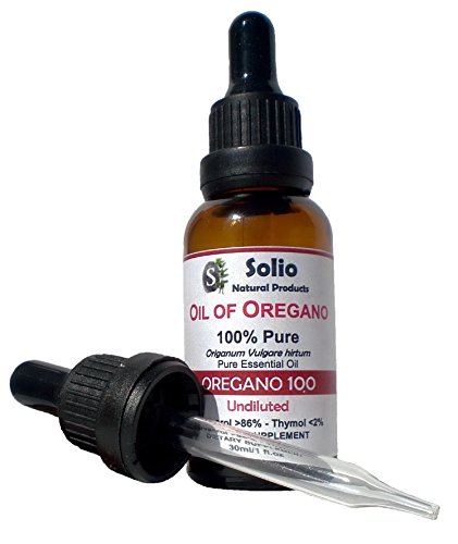 Orégano 100. 100% Puro Aceite Esencial Orégano 30 ml-1oz