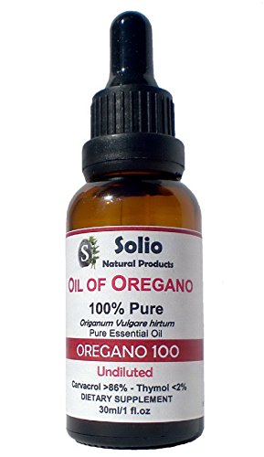 Orégano 100. 100% Puro Aceite Esencial Orégano 30 ml-1oz
