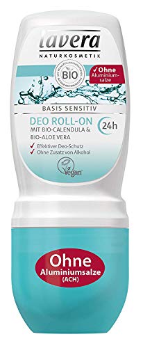 Orgánico Desodorante Roll-On 'Basis Sensitiv' - Caléndula y Aloe Vera - Regula, protege y refresca - 50ml