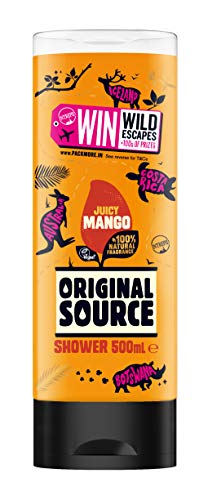 Original Source Juicy Mango Gel de ducha, 500 ml, paquete de 6
