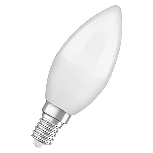 Osram 819474 Bombilla LED E14, 5 W = 40 Watt, Blanco, 4 Unidades