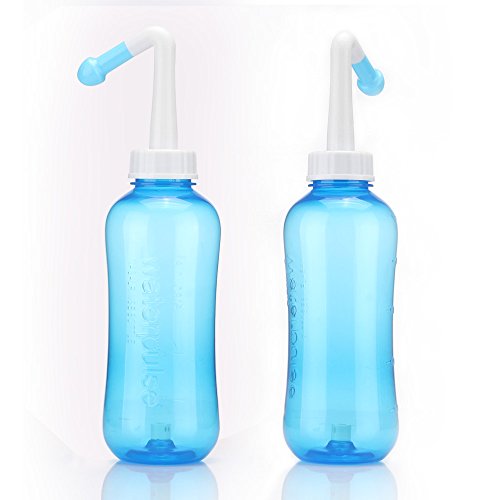 OurLeeme nasal aspirador nasal lavado nasal botella de 500 ml herramienta limpio de lavado de alivio de presión de Regantes Las alergias Enjuague Neti Cleanser Adultos Niños nariz
