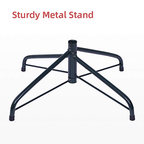 OUSFOT Árbol de Navidad Artificial Árbol Navideña 182 cm 800 Ramas Material PVC Natural Verde con Soporte en Metal