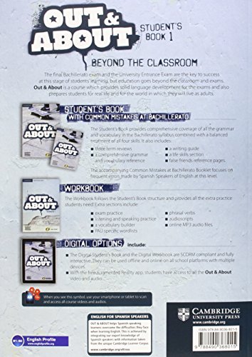 Out and About Level 1 Student's Book with Common Mistakes at Bachillerato Booklet - 9788490368015