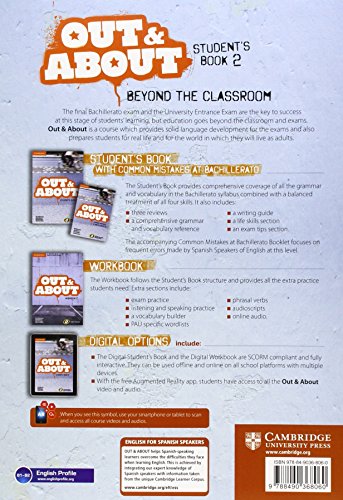 Out and About Level 2 Student's Book with Common Mistakes at Bachillerato Booklet - 9788490368060