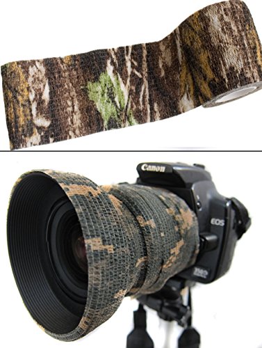 Outdoor Saxx® - Cinta de Camuflaje con diseño de árbol Real, Impermeable, Multiusos, para cámara, Cazadores, Pesca, fotografías, 4,5 m