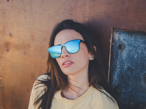 Owl Gafas de sol BERBERLY chico chica Pantalla Espejo Moda 2018 Carey, azul