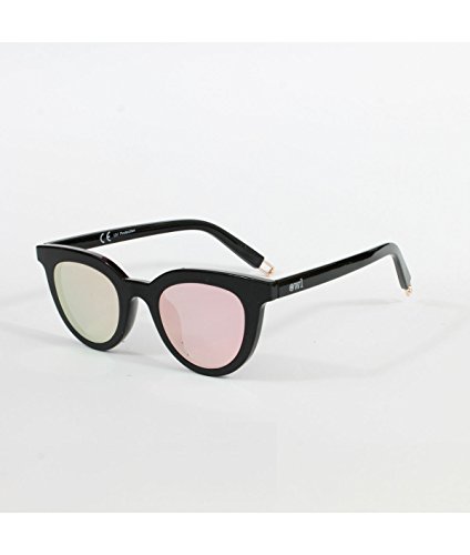 Owl Gafas de sol ROSEVILLE chica mujer Avispada espejo rosa moda 2018 Protección Solar (negro, rosa)