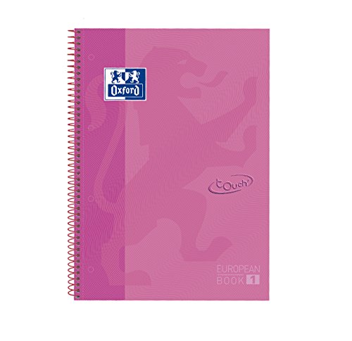 Oxford Cuaderno Microperforado Touch 80 hojas color Rosa Pastel