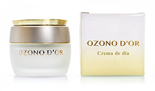 OZONO DOR. Crema facial antiedad de Ozono (50 g). Crema antiarrugas regenerante, elaborada con Aceite de Oliva Virgen Extra Ecológico y Ozono. Crema natural hidratante, antioxidante y oxigenante