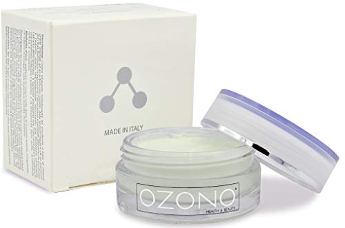 OZONO H&B Crema facial hidratante Fitocrema - Con aceite vegetal microencapsulado ozonizado - Extractos nutritivos, antibacterianos y antienvejecimiento naturales - Producción MADE IN ITALY (50ml)