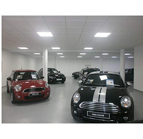 Pack 2x Panel LED Slim 60x60 cm. 40w. Color Blanco Cálido (3000K). 3200 Lumenes. Driver incluido.