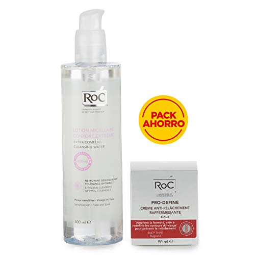 Pack Ahorro Roc Pro-Define Crema Anti-Flacidez + Agua Micelar 400 ml