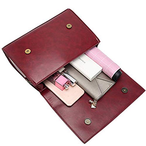 Pahajim Bolso Bandolera Mujer PU Bolsos Totes Bolsos Bandolera Vintage para Shopper Bolsa Tote Gran Capacidad Señora (Gris)