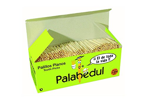 Palillo higiénico plano a granel pack de 5 cajas de 2600 palillos