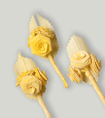 PALMA DOMINGO DE RAMOS/PALMA SEMANA SANTA/PALMA BLANCA/PALMAS Y PALMONES/Palma de solapa Rosa/Pack 3 unidades