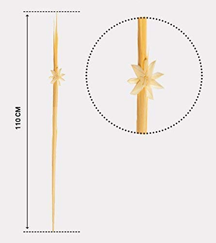 PALMA DOMINGO DE RAMOS/PALMA SEMANA SANTA/PALMA BLANCA/PALMAS Y PALMONES/Palmón adornado 110cm / Palmón con adornos