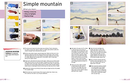 Palmer, M: Take Three Colours: Watercolour Mountains: Start to Paint with 3 Colours, 3 Brushes and 9 Easy Projects