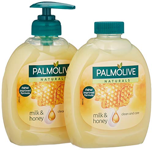 PALMOLIVE jabón líquido de manos leche y miel dosificador 300 ml
