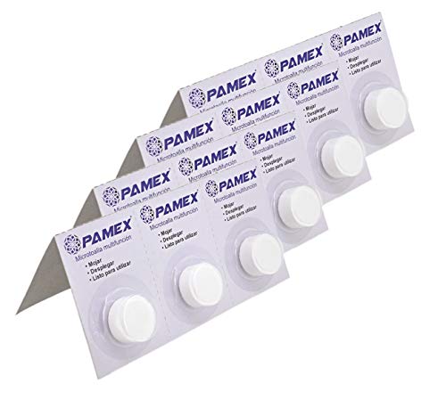 PAMEX - Toallitas comprimidas - Microtoallita Multifunción - Oshibori 12 Unidades
