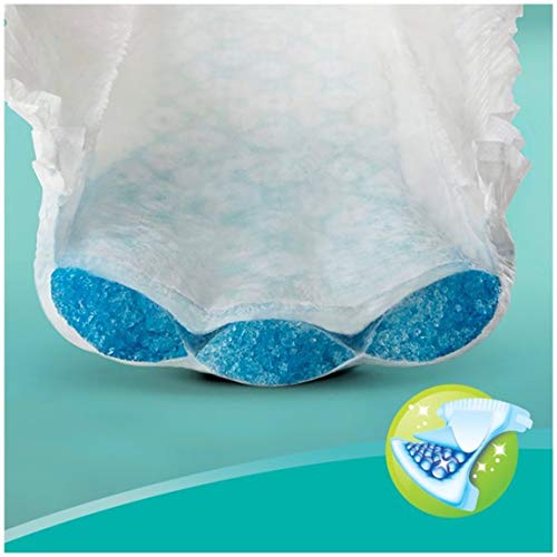 Pampers Baby-Dry - Pañales (tamaño 3, 100 unidades), diseño de bebé