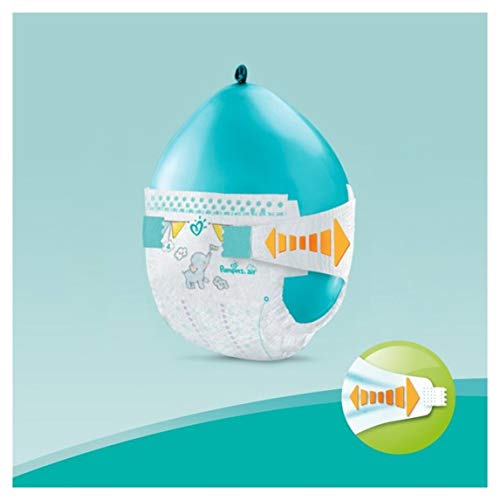 Pampers Baby-Dry - Pañales (tamaño 3, 100 unidades), diseño de bebé