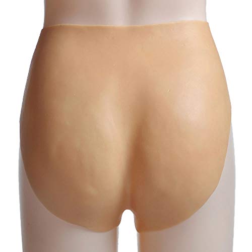 Pantalones De Silicona Falsa para Mujer Vagina Cadera Mejora Panty para Hombres Crossdresser Transgender, Cintura 53-110Cm,Flesh