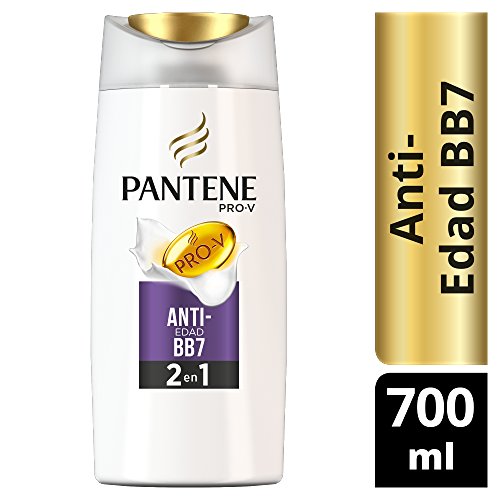 Pantene Pro-V Anti-Edad BB7 Champú y Acondicionador 2 en 1 para el Cabello Débil y Apagado - 675 ml